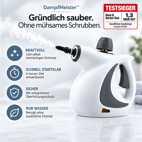 DampfMeister™  Hochtemperatur-Dampfreiniger