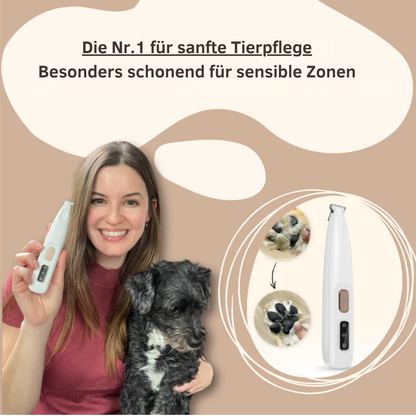 Fellio™ - Elektrischer Felltrimmer mit LED-Licht