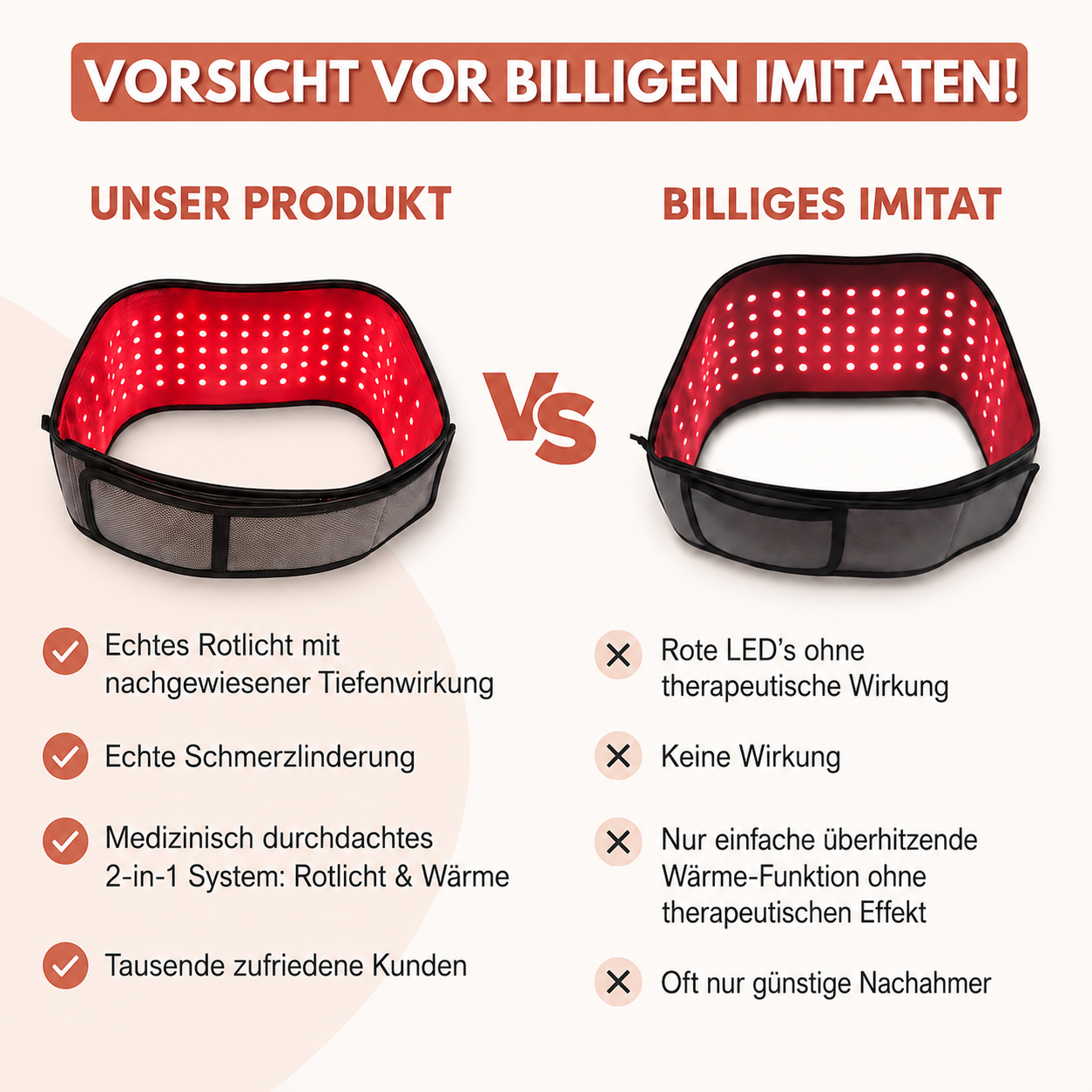 TheraBack™ - Rotlicht Rückenpad