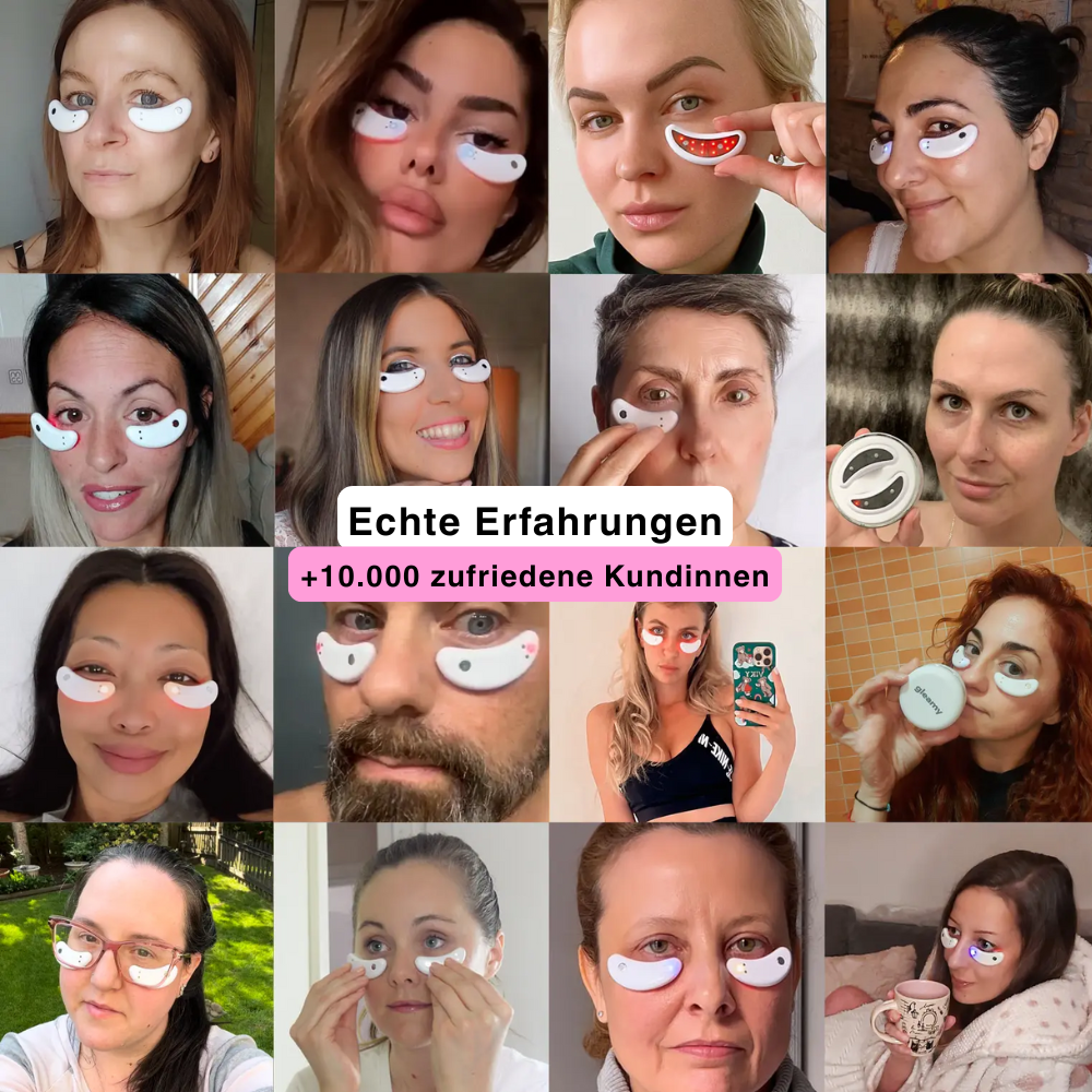 Glowpads – Augenpad mit Rotlicht & Mikrostrom