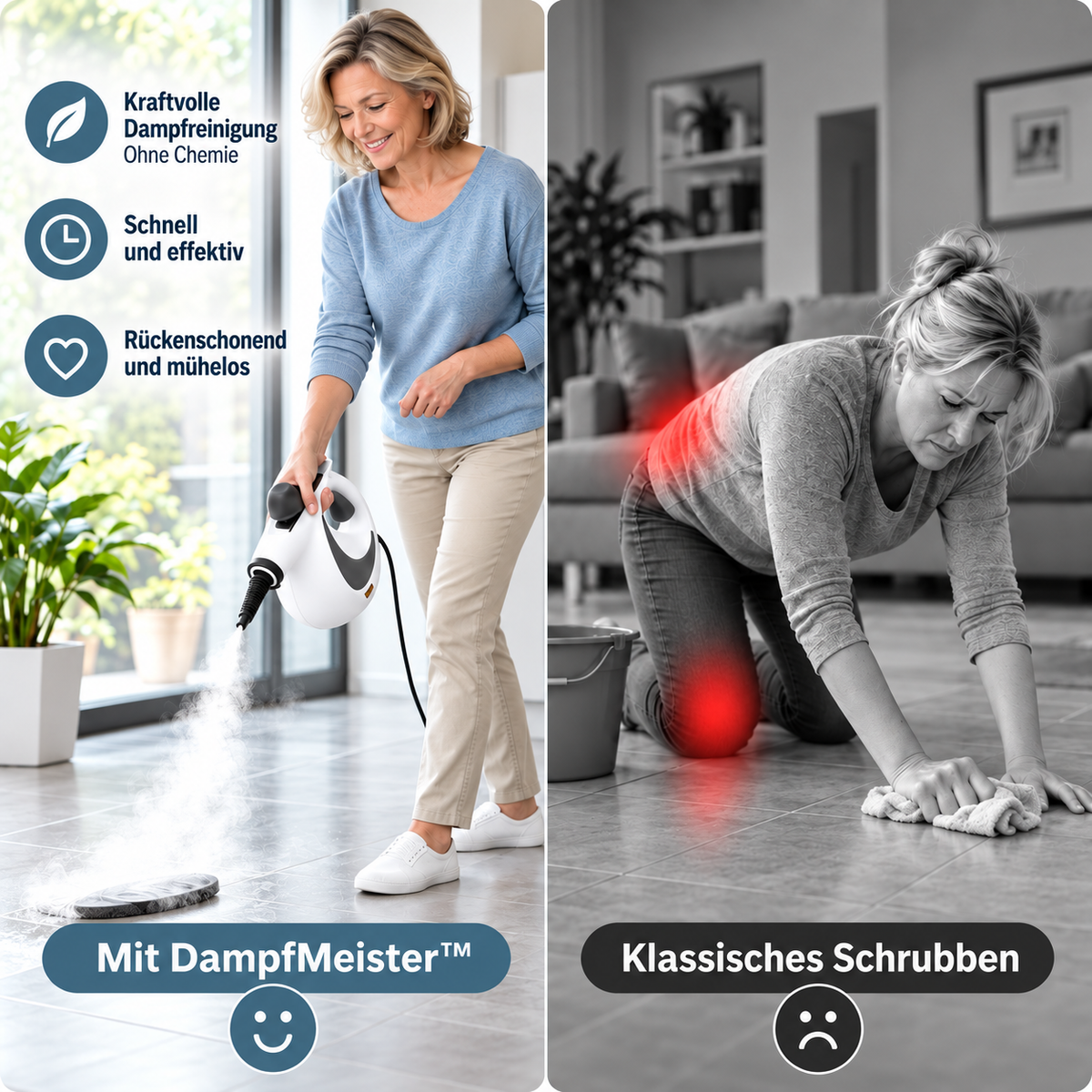 DampfMeister™  Hochtemperatur-Dampfreiniger