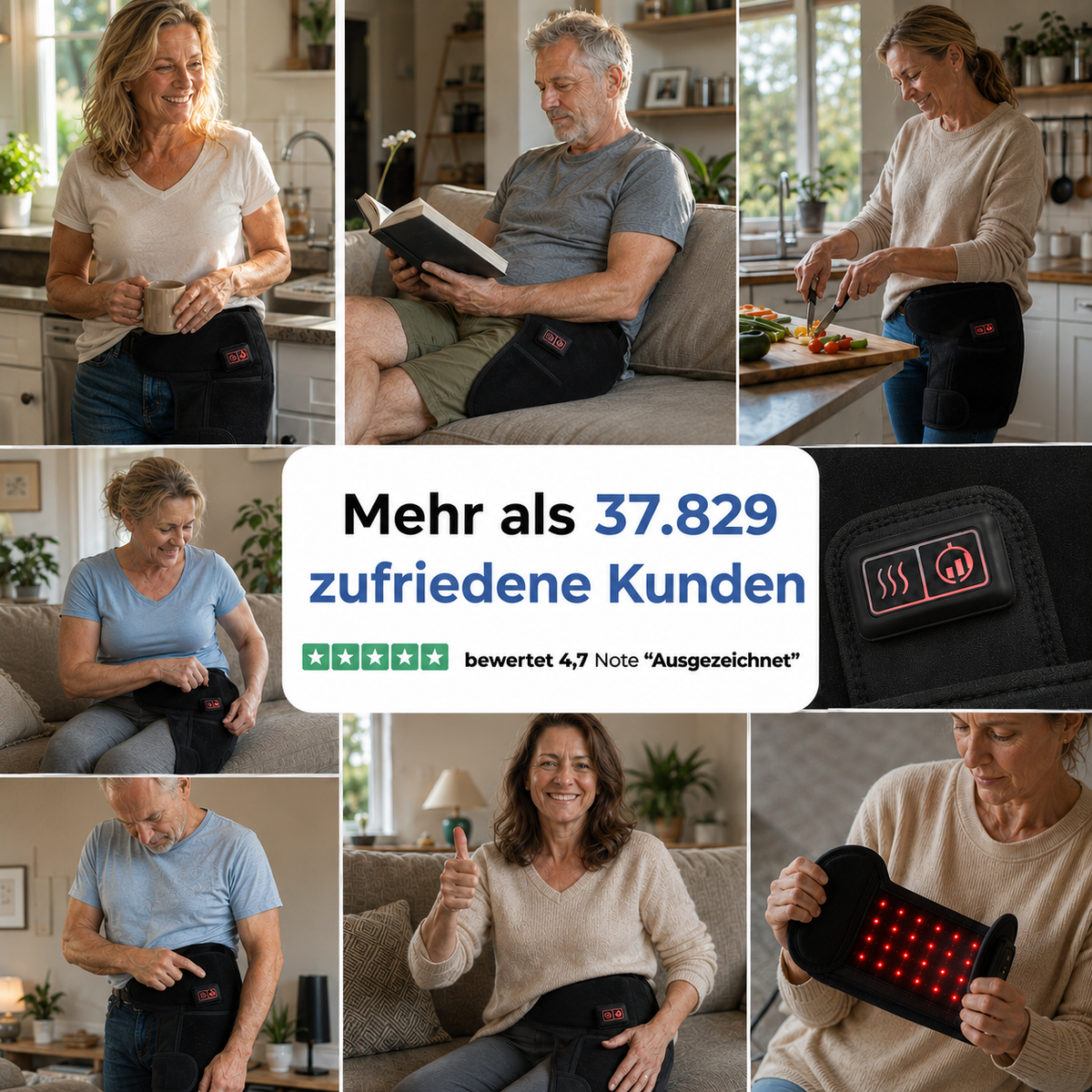 OrthoHip 4-in-1 Hüftmassager