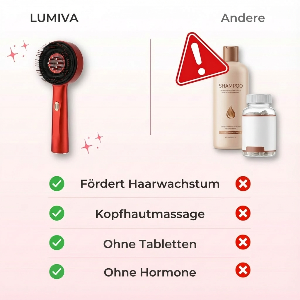 LUMIVA - Elektrisches Kopfhaut-Massagegerät