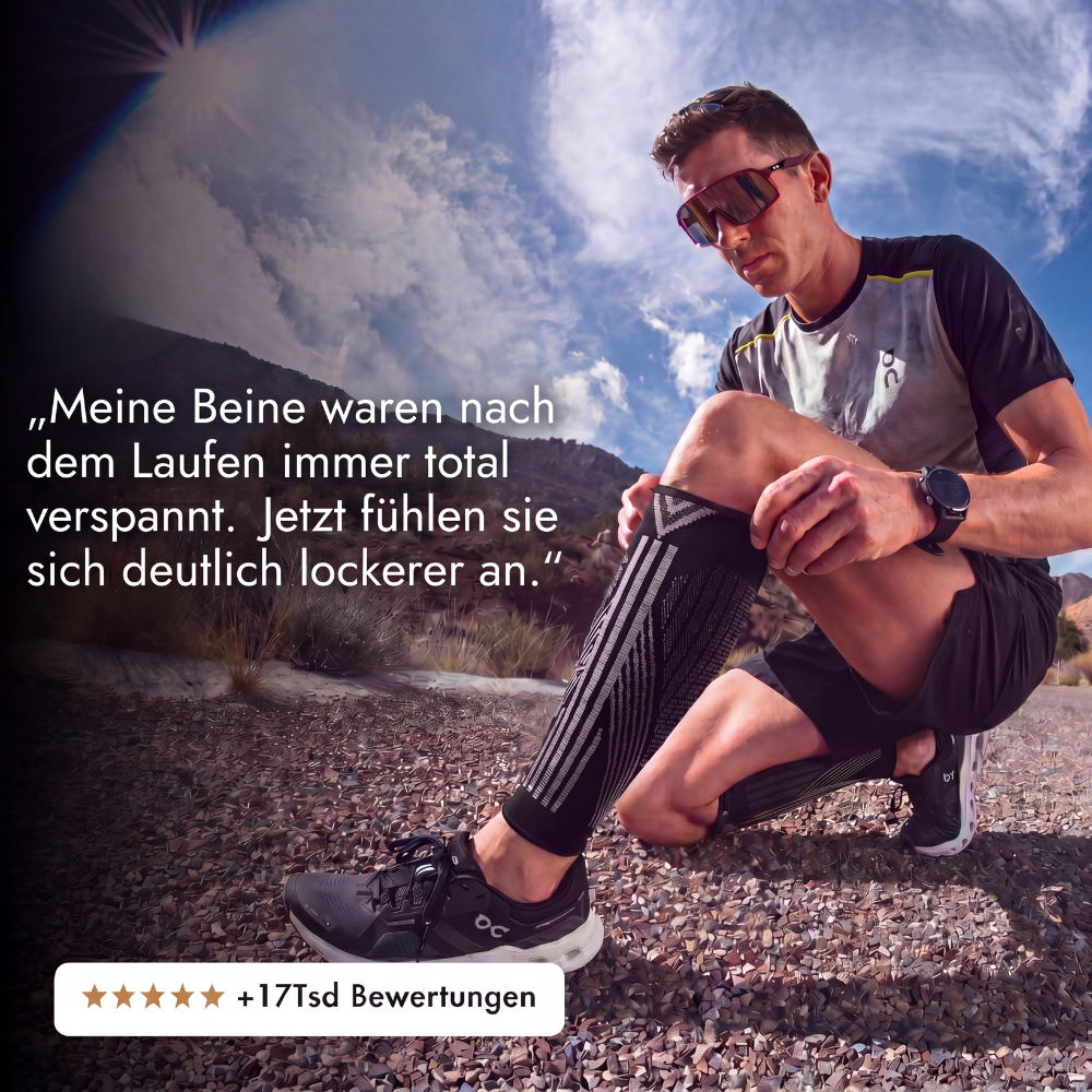 Pace Wadensleeves — Kompressionssleeves für Läufer